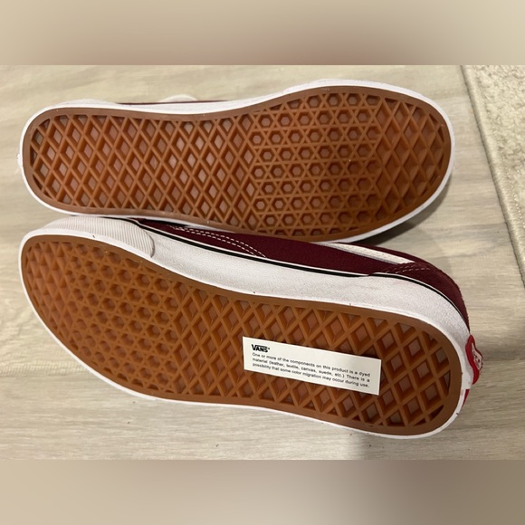 Vans maroon Old Skool shoe size 7 - Picture 5 of 5